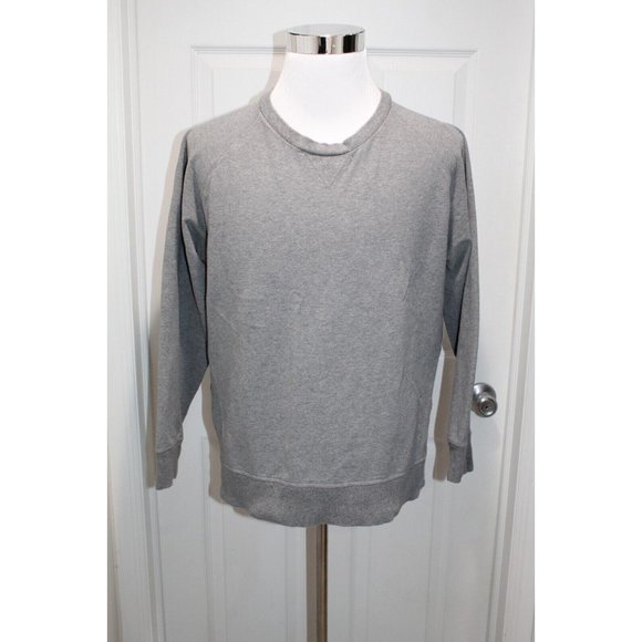 Mack Weldon Ace Crew Neck Sweatshirt Gray Grey Cotton Stretch Mens Size XL - Picture 1 of 4
